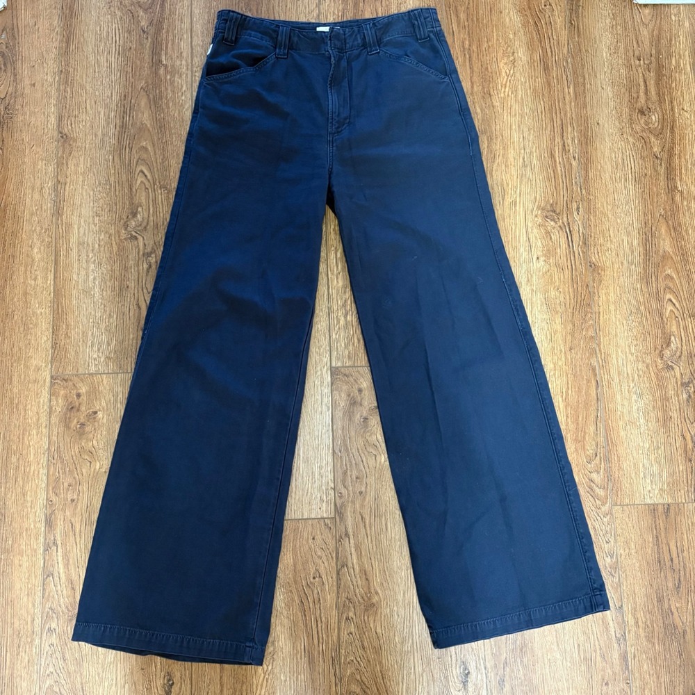 Citizens of Humanity Paloma Utility Trousers in Washed Marine Navy Size 28 Chic